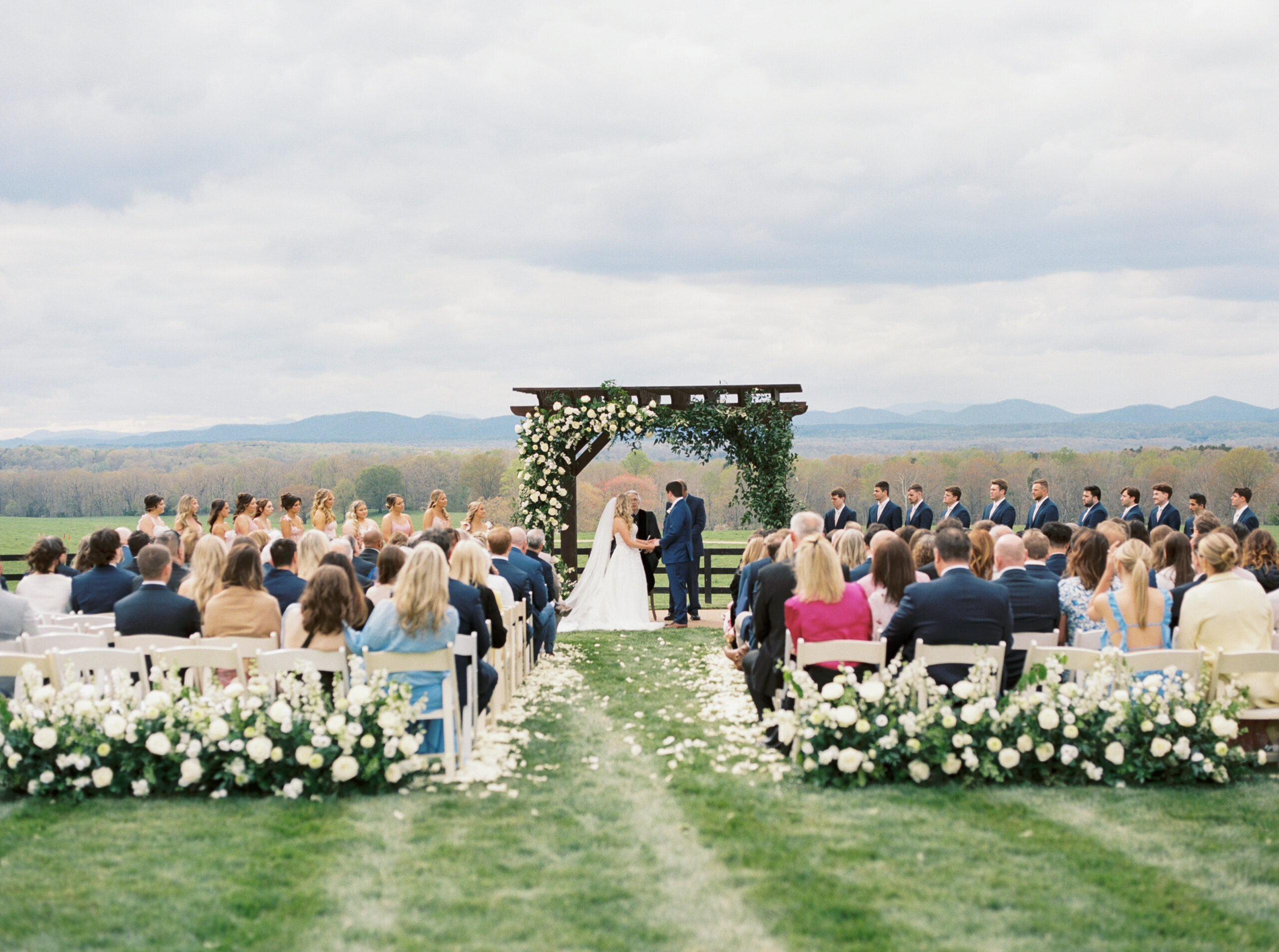 April Vineyard Wedding at Mount Ida Farm | Charlottesville Wedding Florist